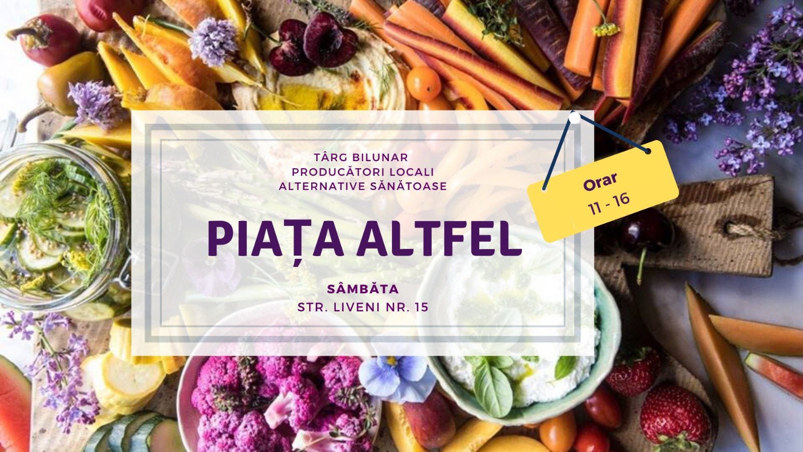 Produse naturale romanesti la Piata Altfel - Bucuresti