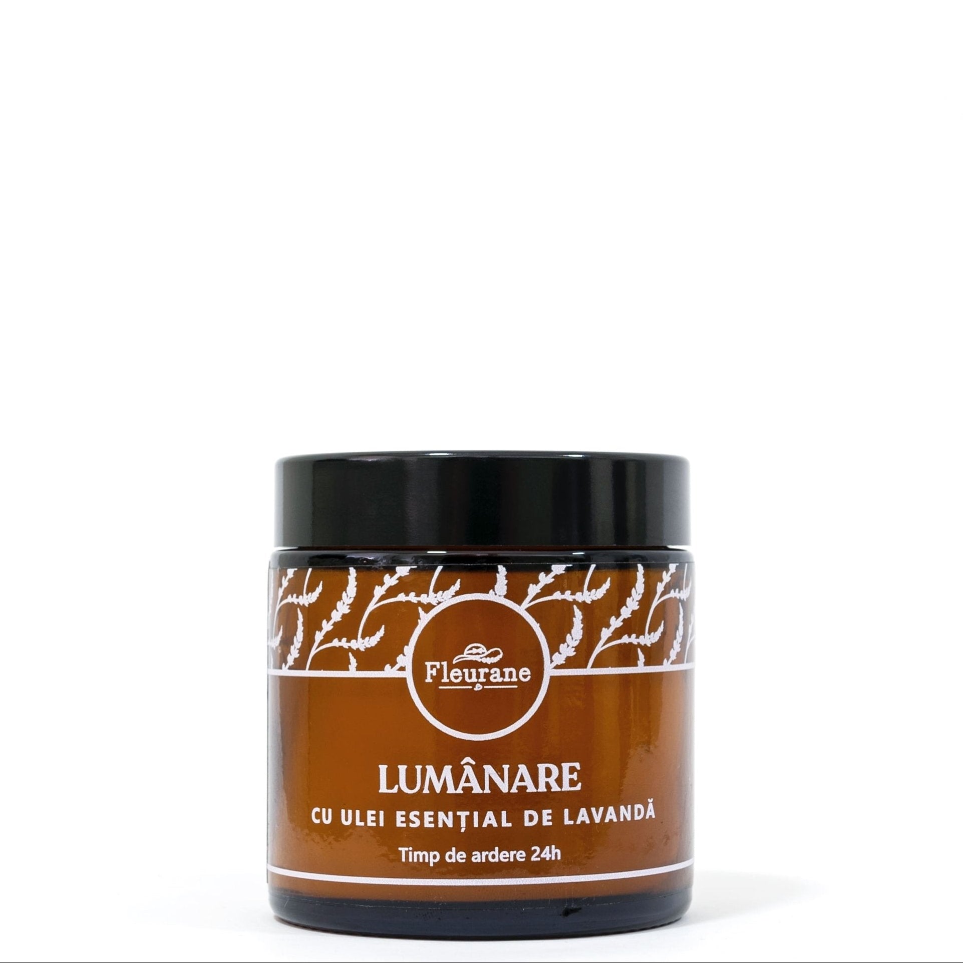 Lumanare parfumata cu ulei esential de lavanda 