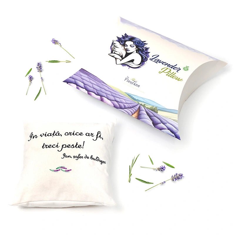 Perna cu lavanda Mesaj Motivational 