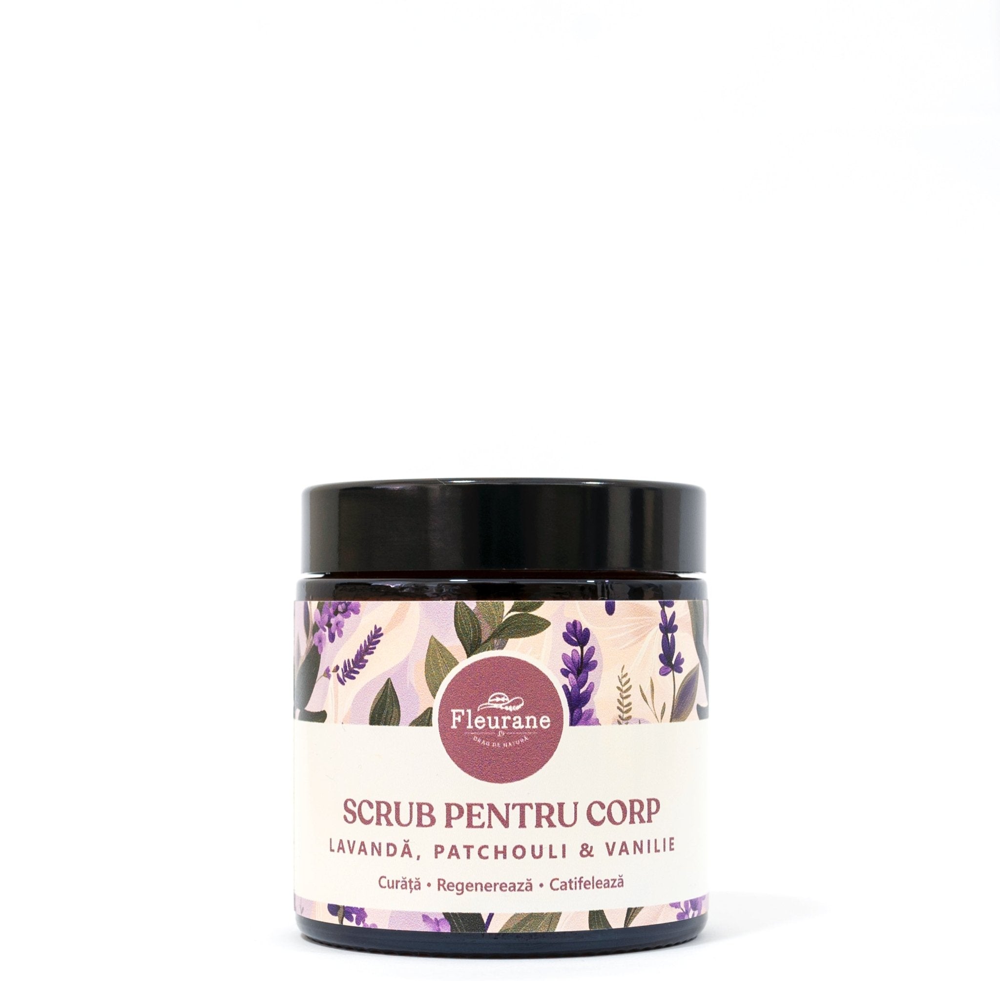 Scrub de Corp cu Lavanda & Patchouli & Vanilie - Exfoliere Aromată 