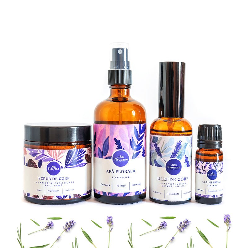 Set Cadou Relax – Cosmetice cu Lavandă și Uleiuri Naturale 