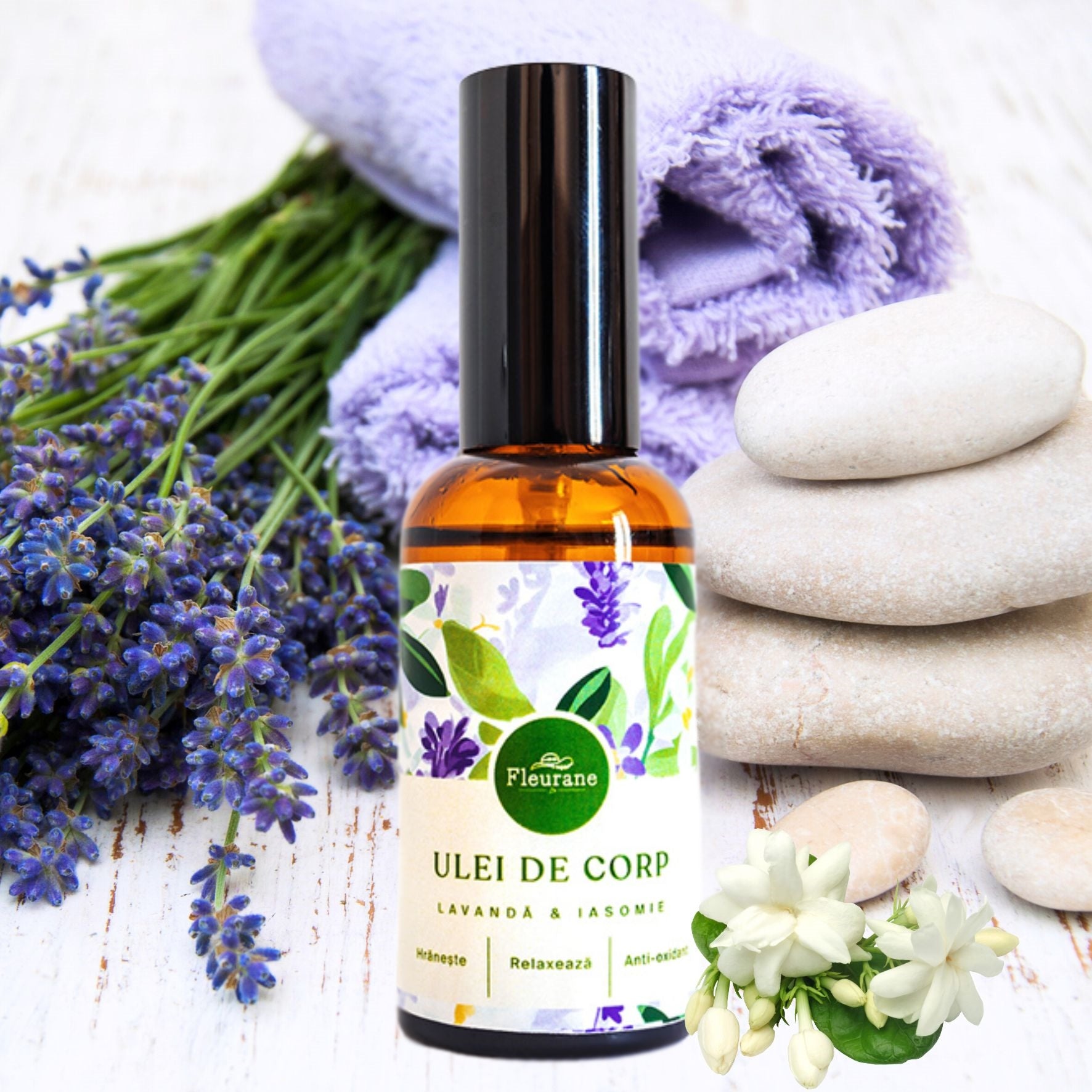 Ulei de corp cu Lavanda si Iasomie 