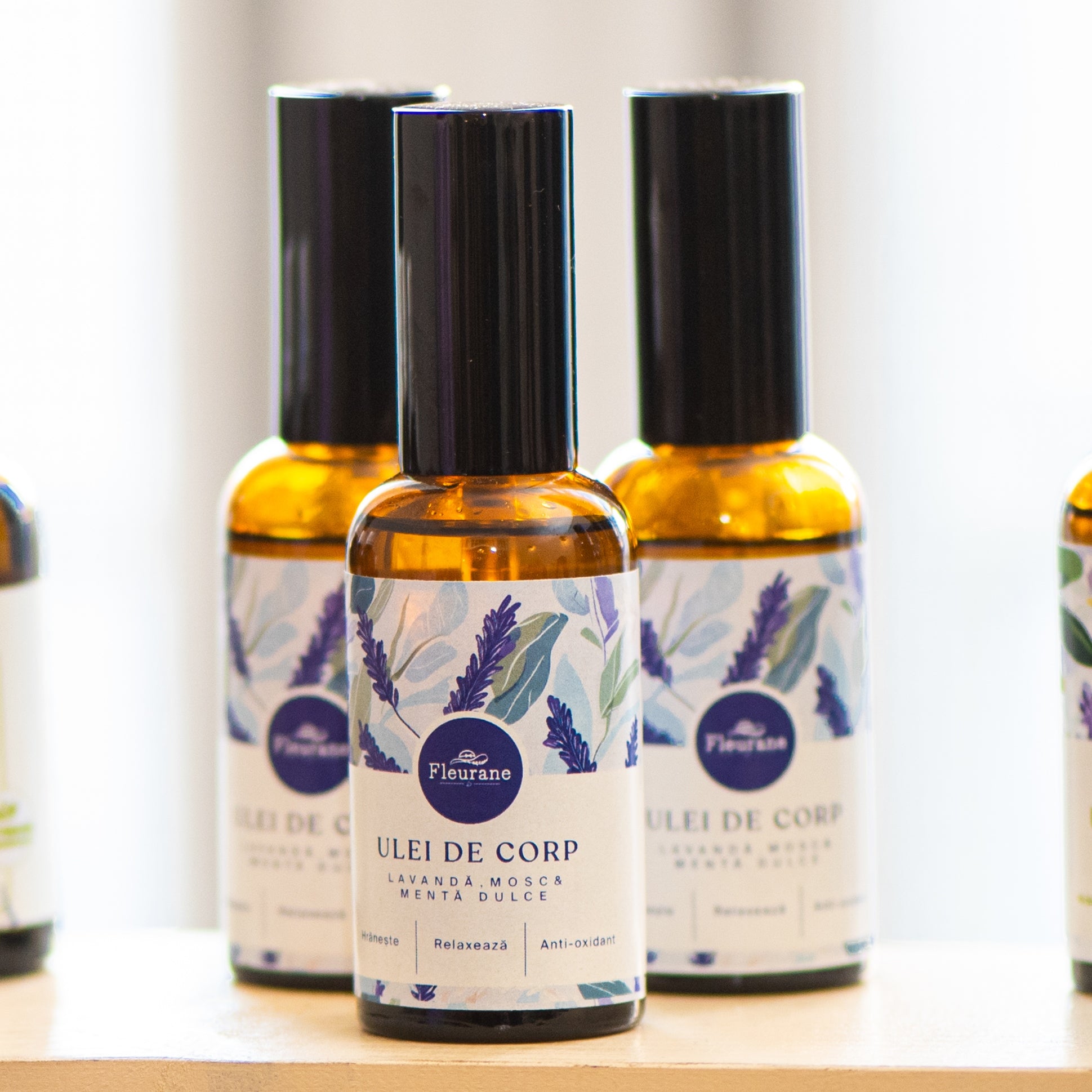 Ulei de corp cu Lavanda, Mosc si Menta Dulce 