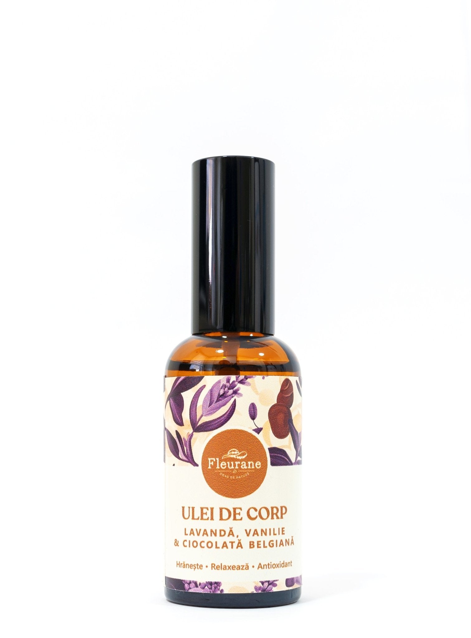 Ulei de corp cu Lavanda, Vanilie si Ciocolata Belgiana 