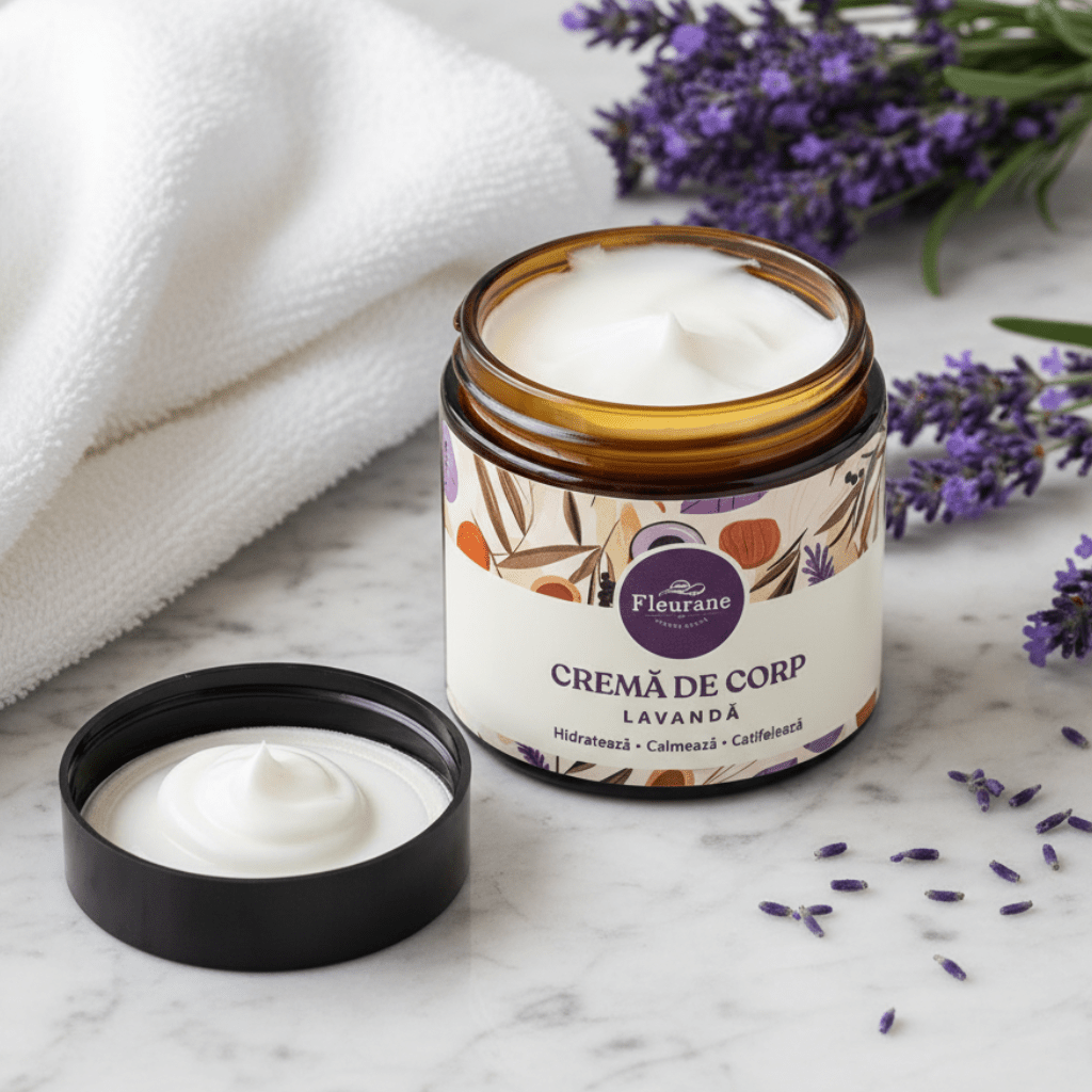 Crema de corp cu Lavanda – Mangaiere Delicata 