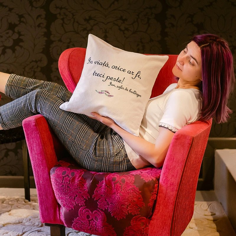 Perna cu lavanda Mesaj Motivational 