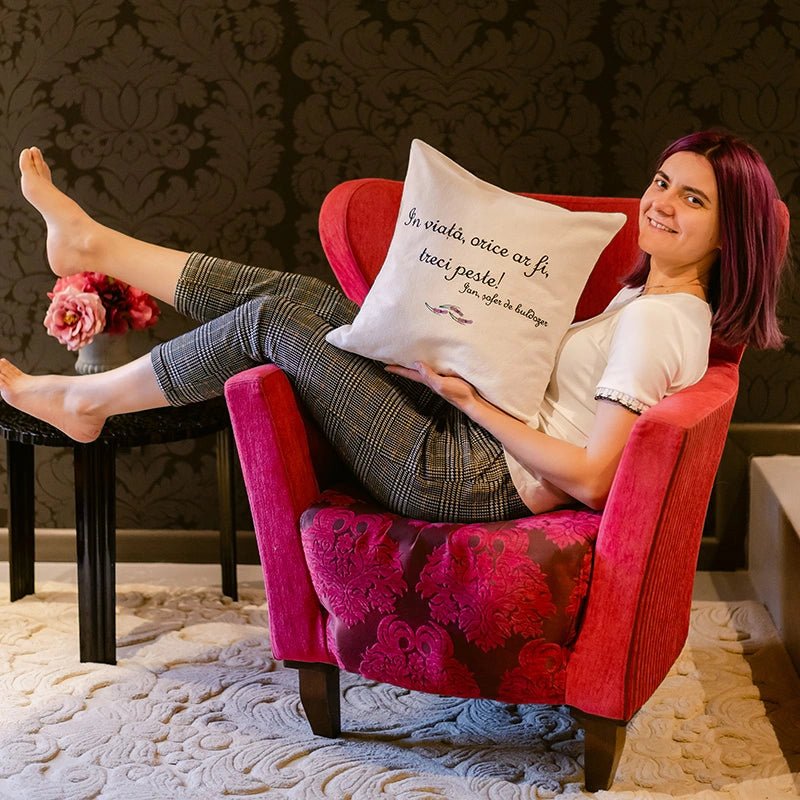 Perna cu lavanda Mesaj Motivational