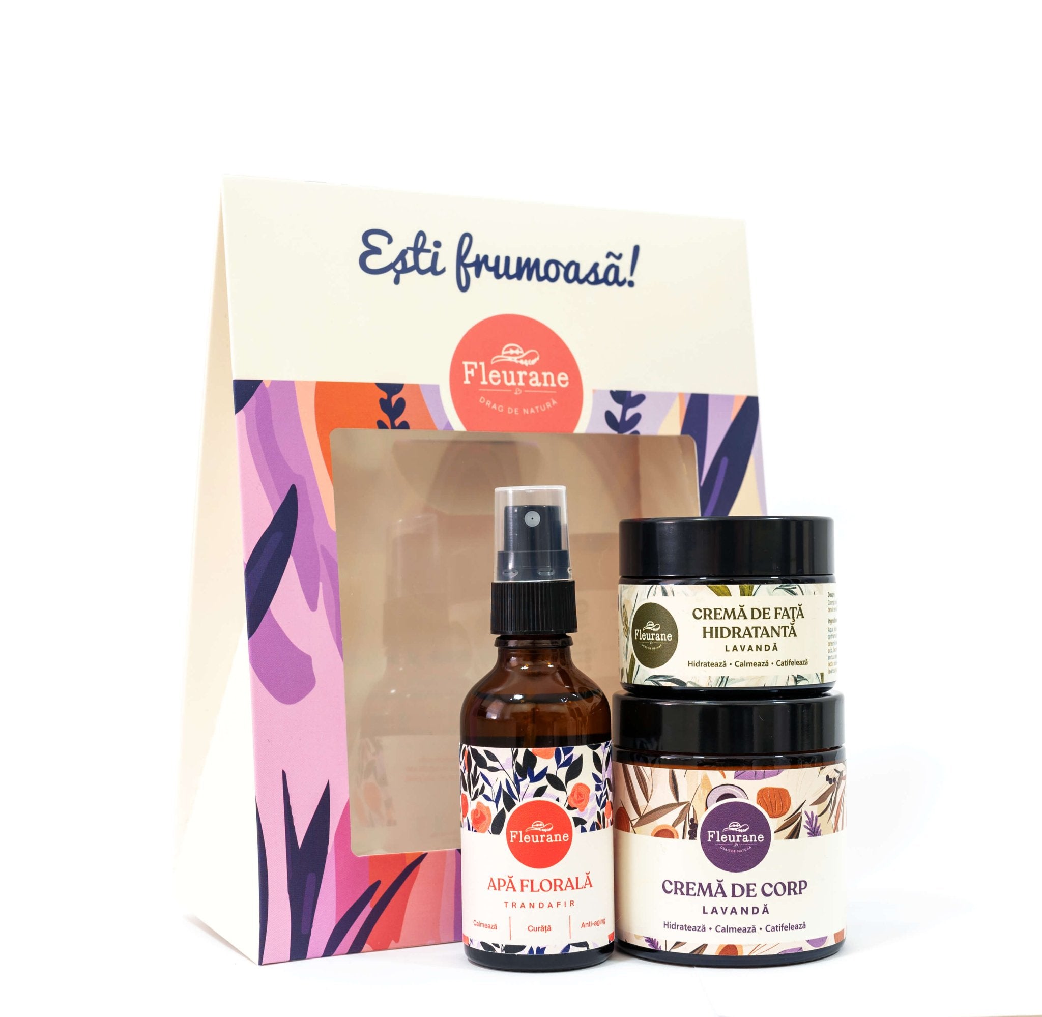 Set Cadou "Ești frumoasă!" cu Cosmetice Naturale