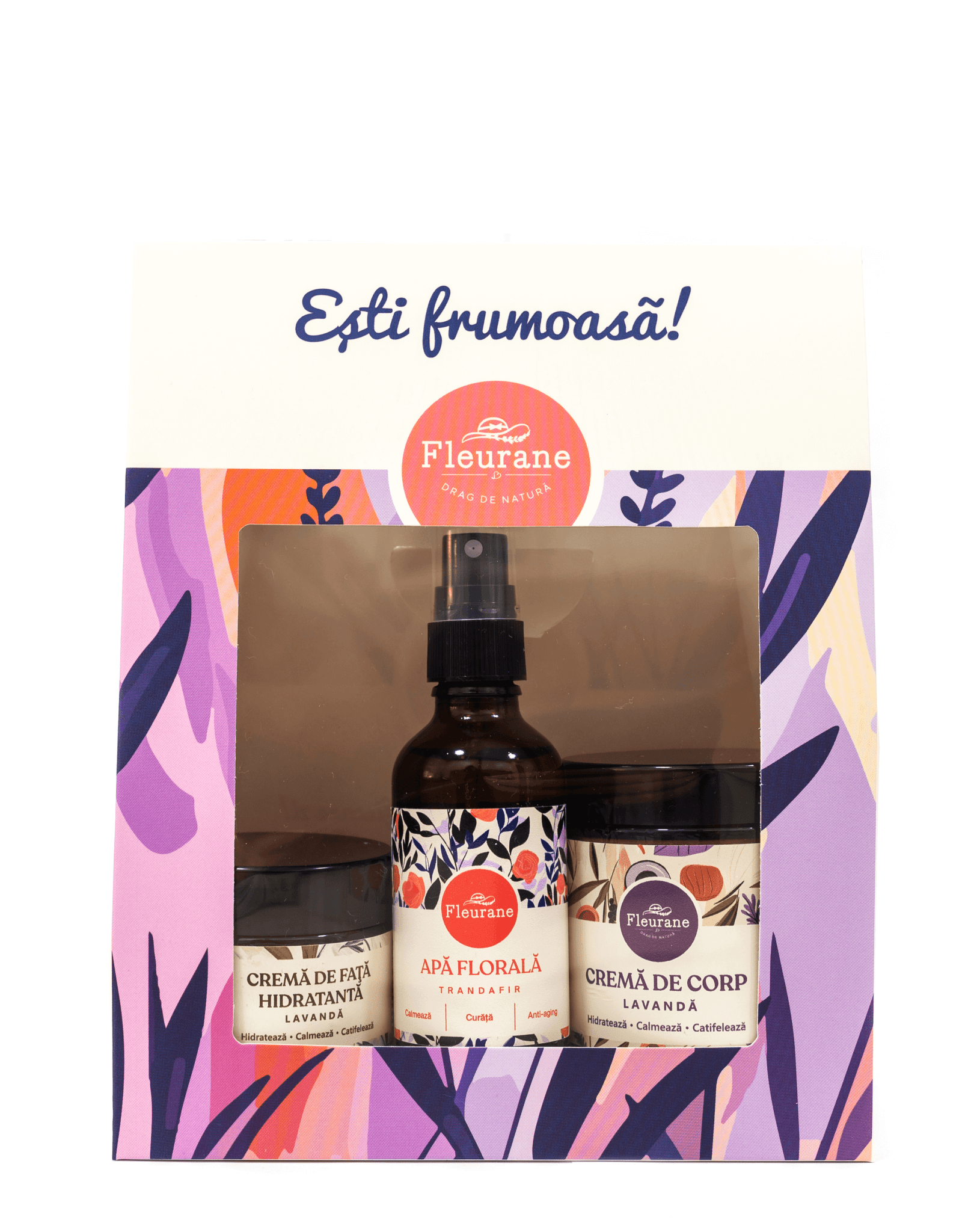 Set Cadou "Ești frumoasă!" cu Cosmetice Naturale