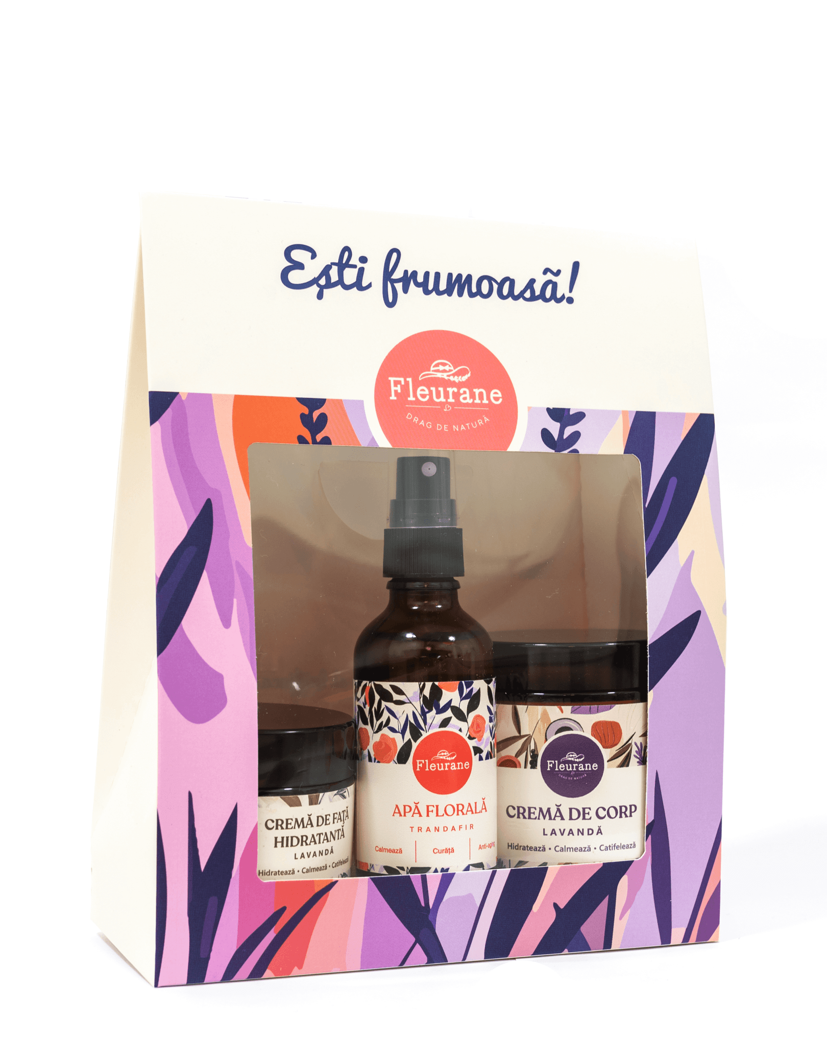 Set Cadou "Ești frumoasă!" cu Cosmetice Naturale