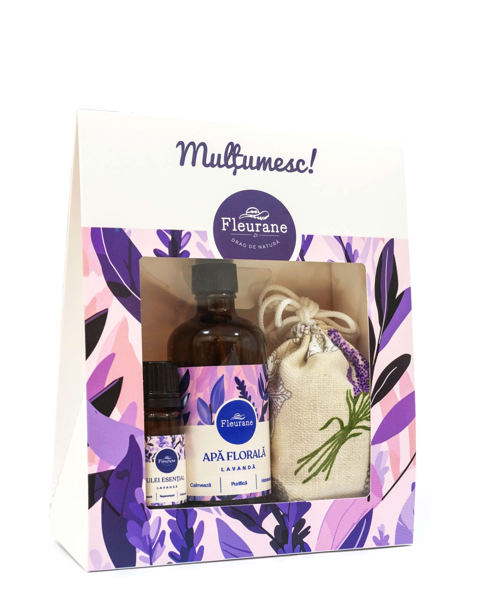 Set Cadou "Mulțumesc!" cu Produse Naturale din Lavanda 