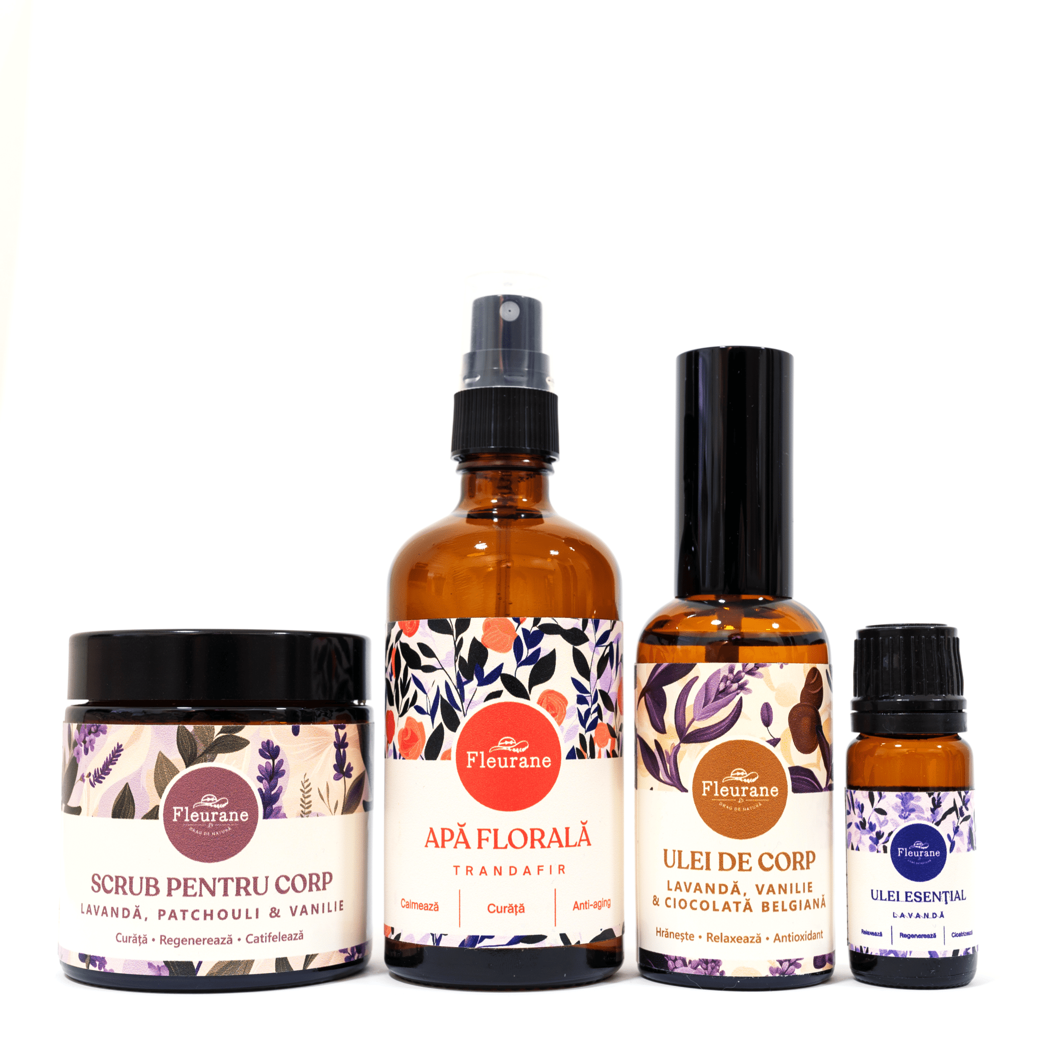 Set Cadou Love - Cosmetice Naturale cu Lavanda, Trandafir si Ciocolata