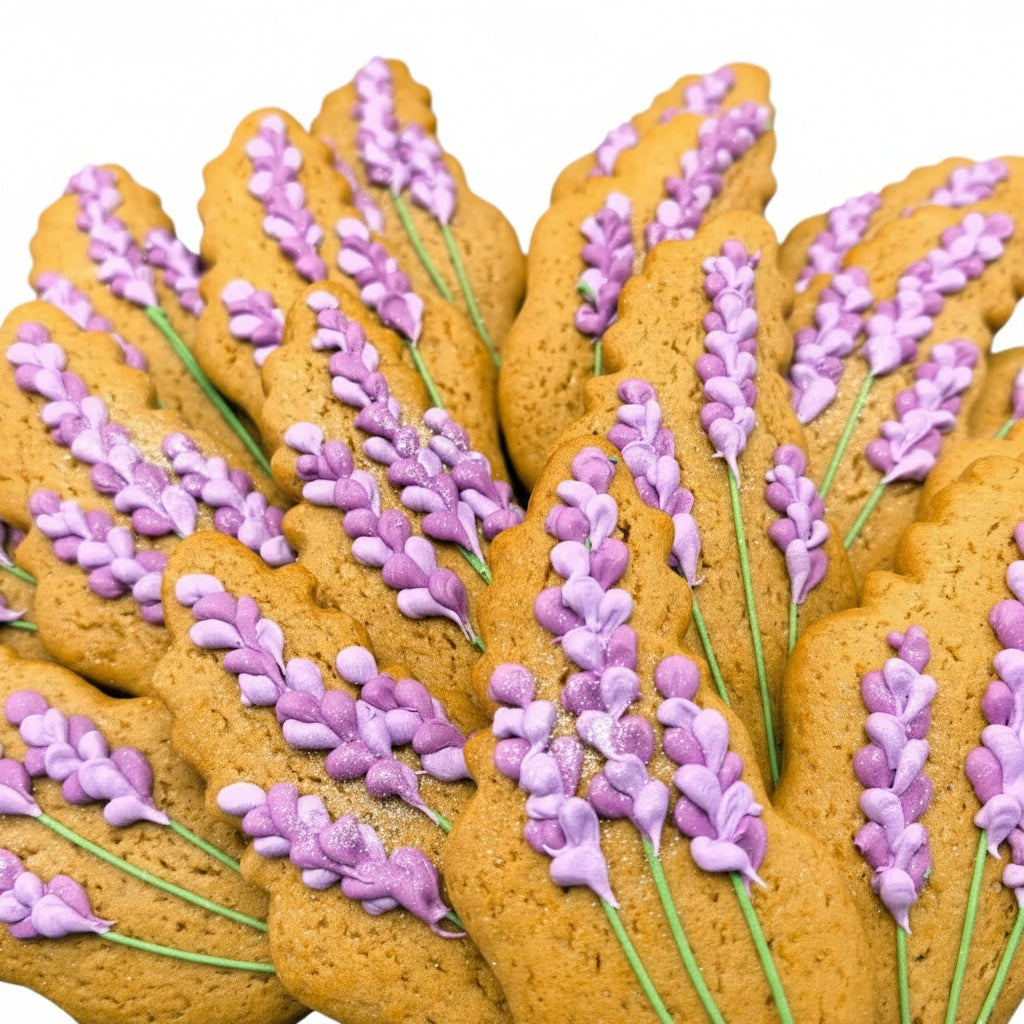 Turta dulce artizanala cu lavanda 