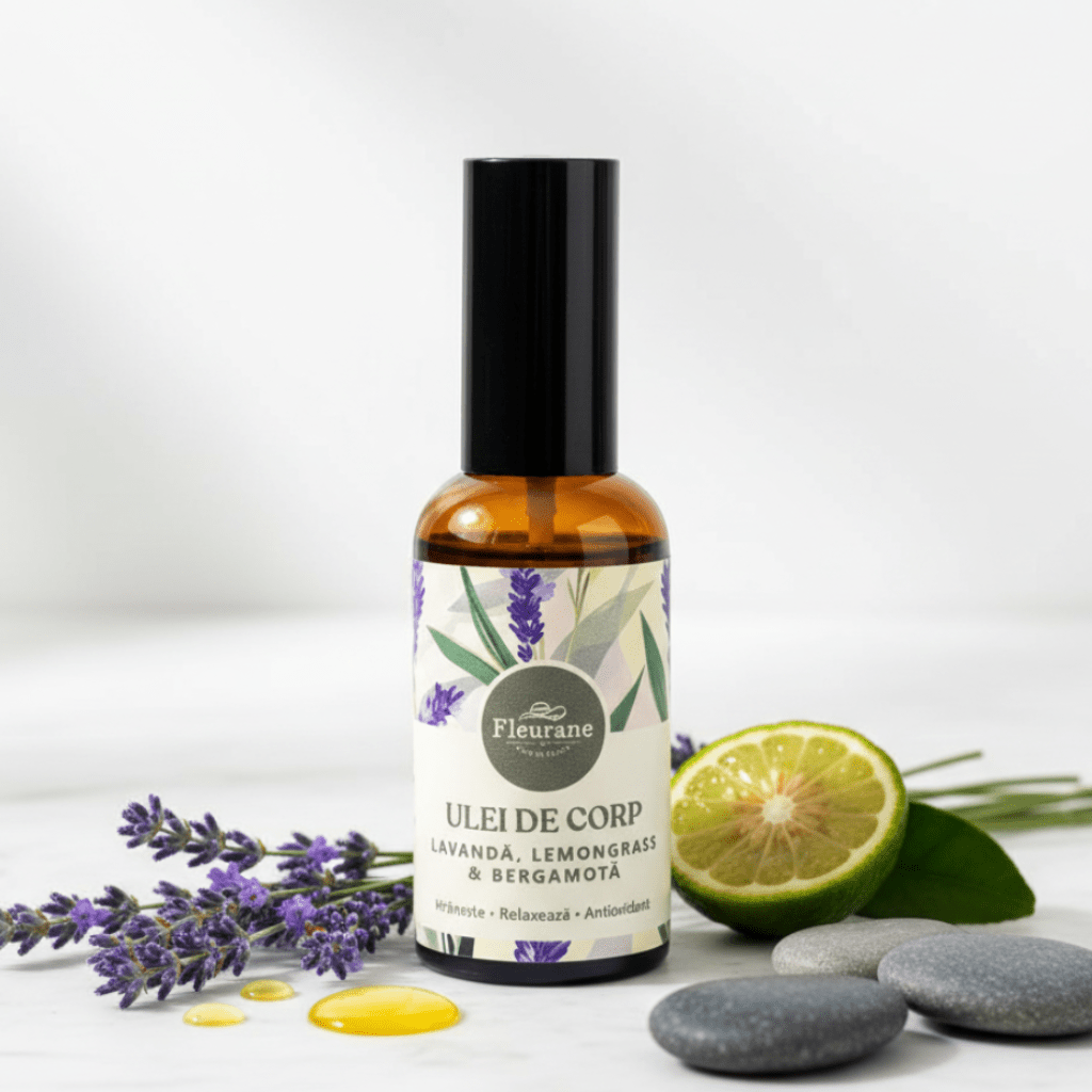 Ulei de Corp cu Lavanda, Lemongrass si Bergamota 