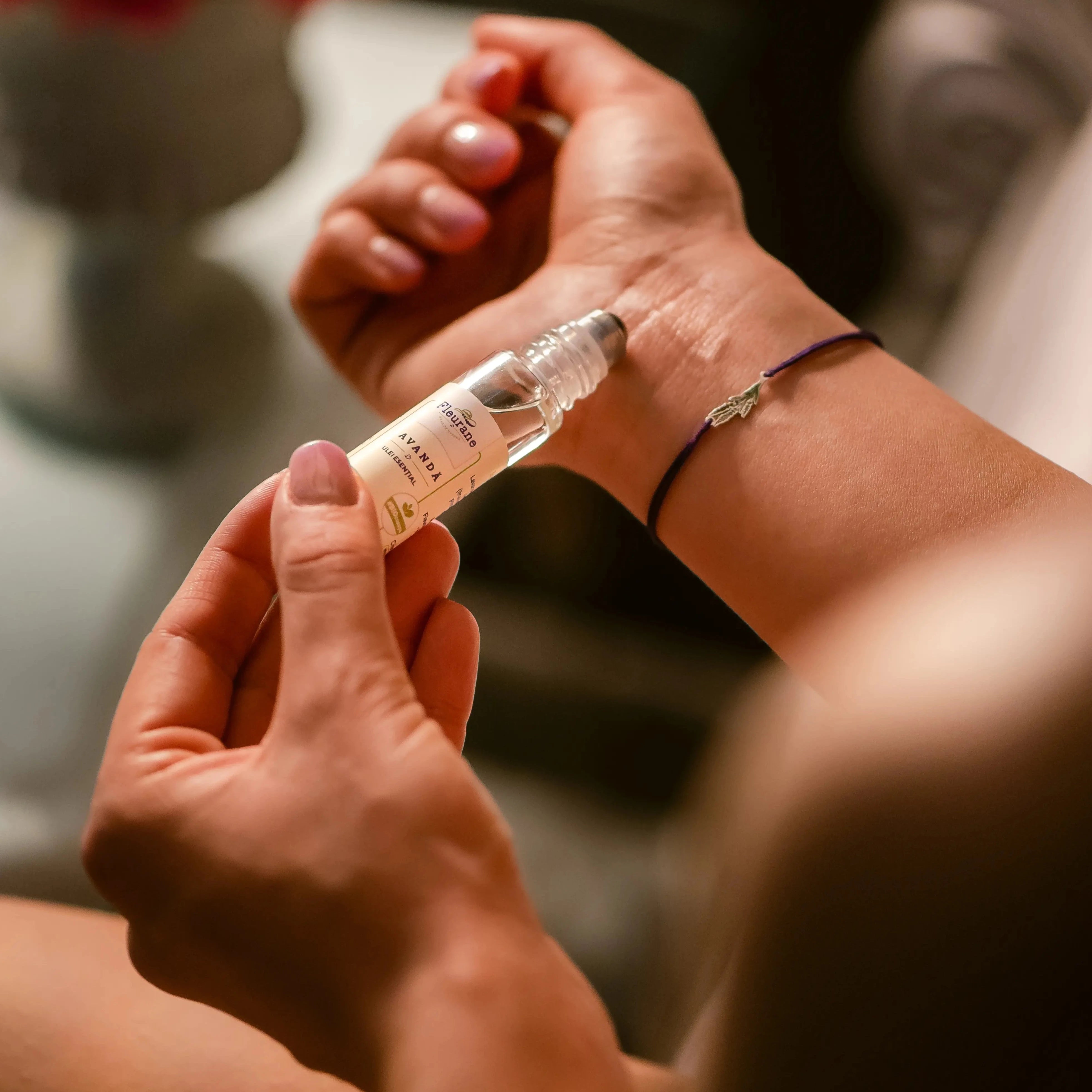 Roll - on cu ulei de lavanda pur 10 ml 