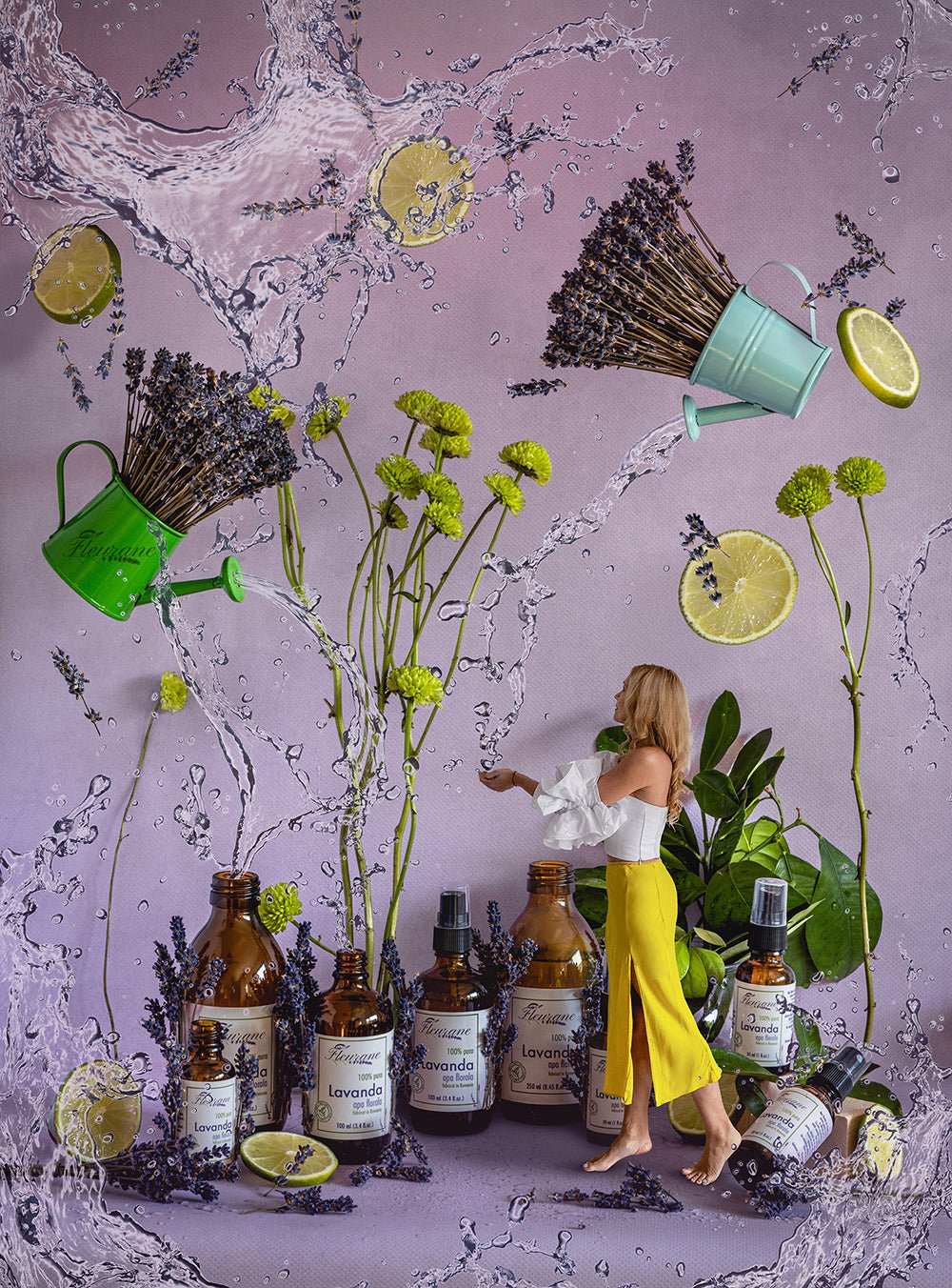 Apa florala de lavanda 100% naturala 