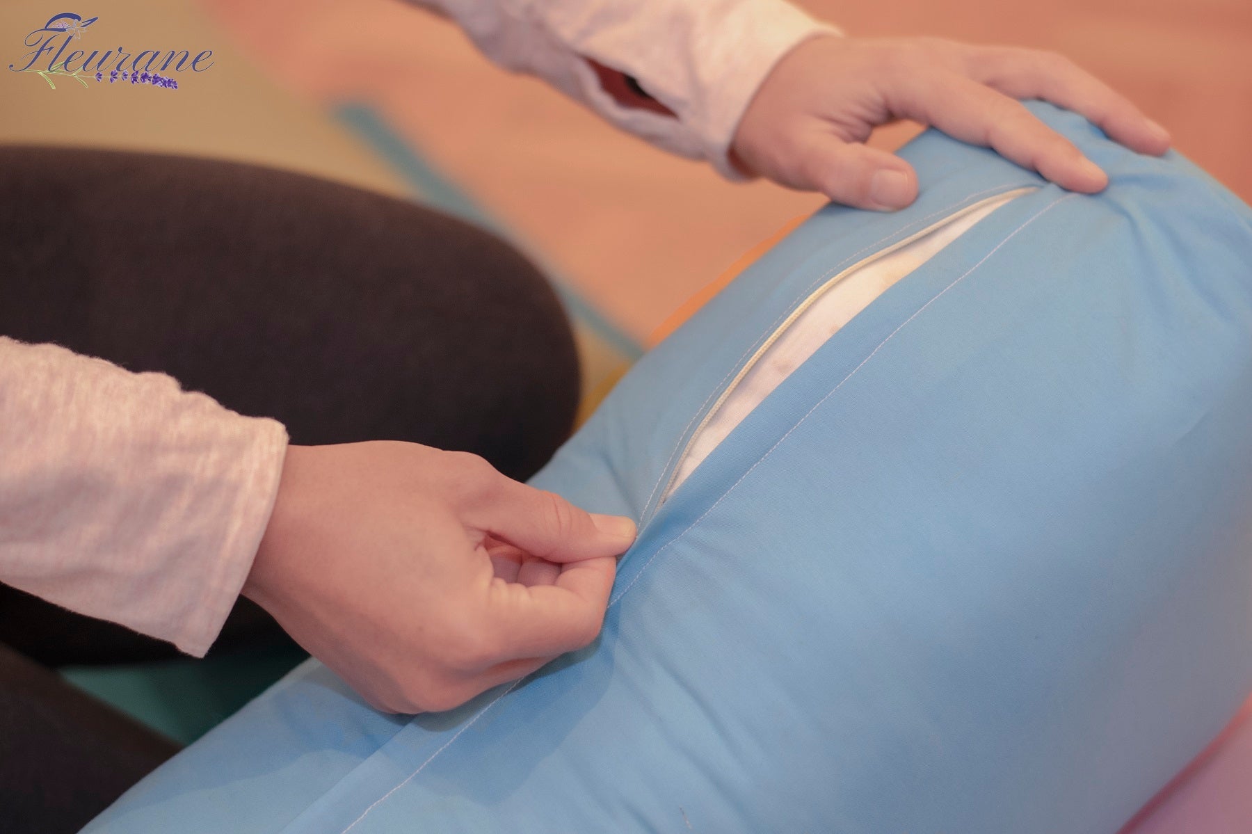 Bolster yoga cu lavanda BIO 